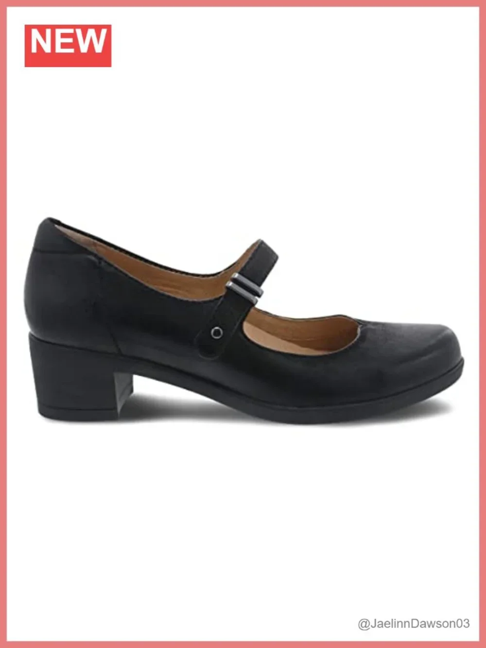 Dansko Callista Mary Jane Shoes Arch Support Adjustable Hook & Loop Closure